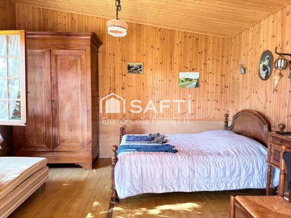 TERRAIN CONSTRUCTIBLE ET CHALET D ETE