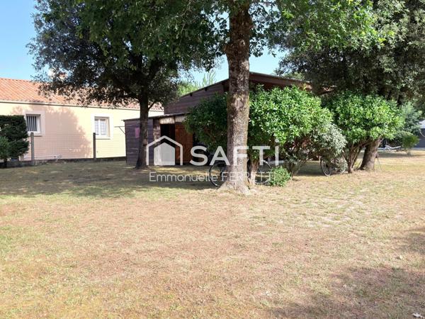 TERRAIN CONSTRUCTIBLE ET CHALET D ETE