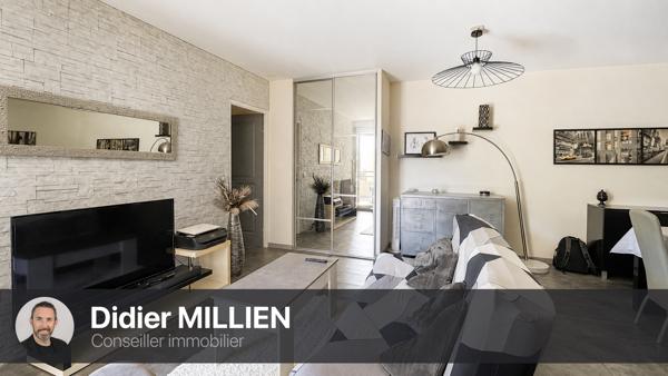 Montpellier Grand M, T3 rénové avec terrasse, parking et vue jardin