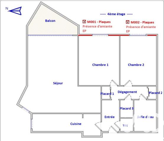 Appartement à vendre 3 pièces 65 m² Le Chesnay-Rocquencourt