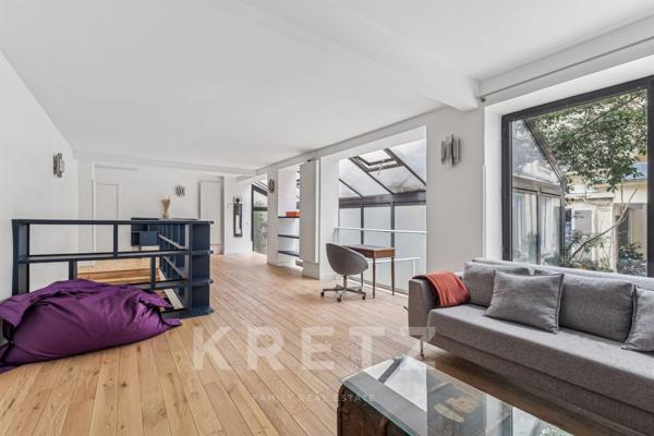 Maison entièrement rénovée avec volumes et espaces atypiques