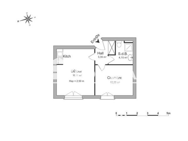 Location Appartement 2 pièces 34.1 m² - RESIDENCE LA CHAPELLE - 31 RUE DE LA GANTERIE Poitiers 86000