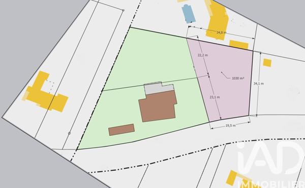Terrain à vendre 1 030 m² Fronton