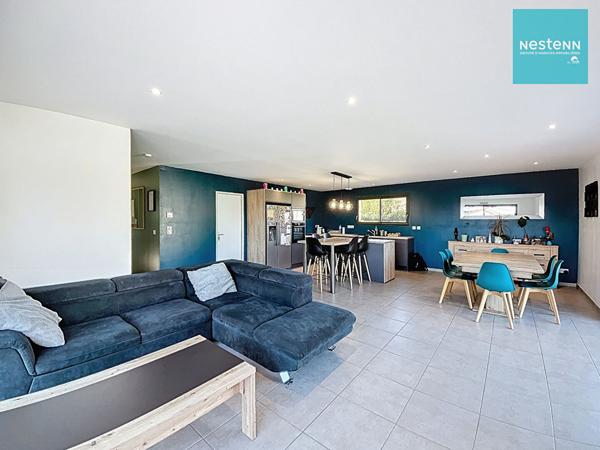 Maison plain pied 2022 - 4 chambres - 130 m² environ - terrain 1 900 m²