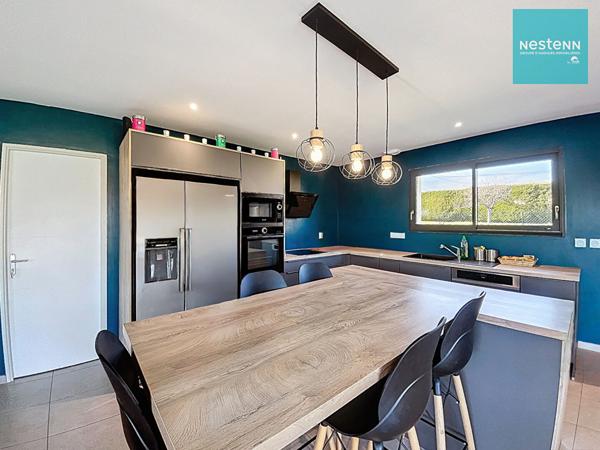 Maison plain pied 2022 - 4 chambres - 130 m² environ - terrain 1 900 m²