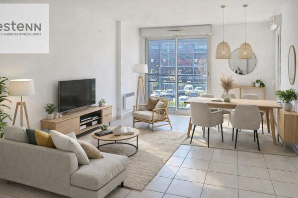 Appartement T3 dans résidence DESCARTES au 2ème étage d'une surface de 67.73 m2, 2 chambres, Ascenseur, Garage