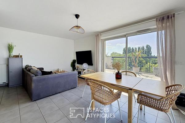 Appartement en attique avec rooftop au Haillan