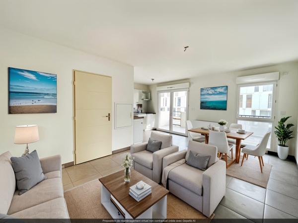 Appartement 2 pièces avec box ouvert