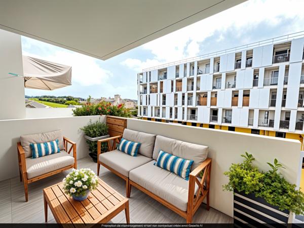 Appartement 2 pièces avec box ouvert