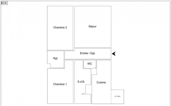 Appartement à vendre 3 pièces 62,07 m² Villeneuve-le-Roi