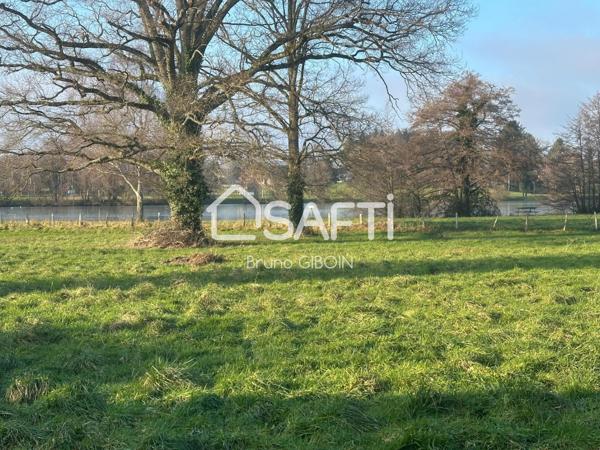 Maison plain pied vue sur étang, 138 m², 4 pièces.