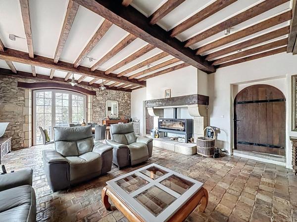 Maison de caractère – Près de 2 hectares en bord d’Adour
