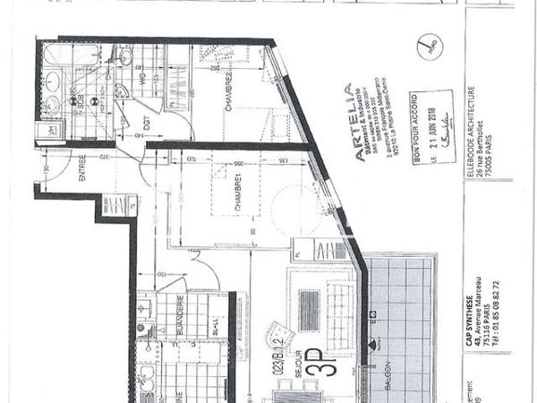 Location Appartement 3 pièces 75.3 m² - BAT B Villiers Sur Marne 94350