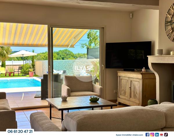 Chalon-sur-Saône (71100) MAISON 7 PIÈCES 145 M² | 4 CH | PISCINE | GARAGE