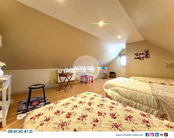 Chalon-sur-Saône (71100) MAISON 7 PIÈCES 145 M² | 4 CH | PISCINE | GARAGE