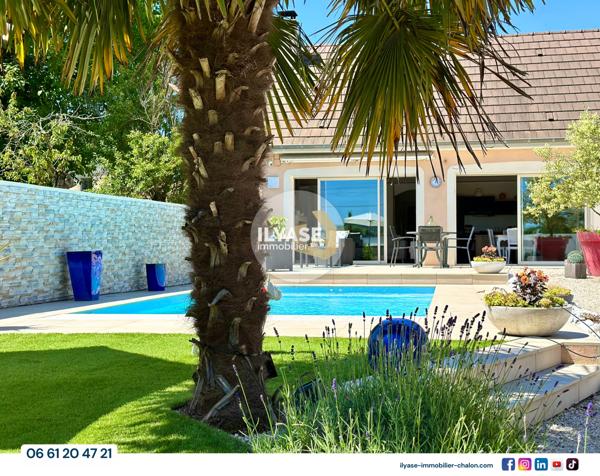 Chalon-sur-Saône (71100) MAISON 7 PIÈCES 145 M² | 4 CH | PISCINE | GARAGE