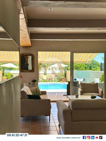 Chalon-sur-Saône (71100) MAISON 7 PIÈCES 145 M² | 4 CH | PISCINE | GARAGE