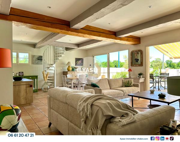 Chalon-sur-Saône (71100) MAISON 7 PIÈCES 145 M² | 4 CH | PISCINE | GARAGE