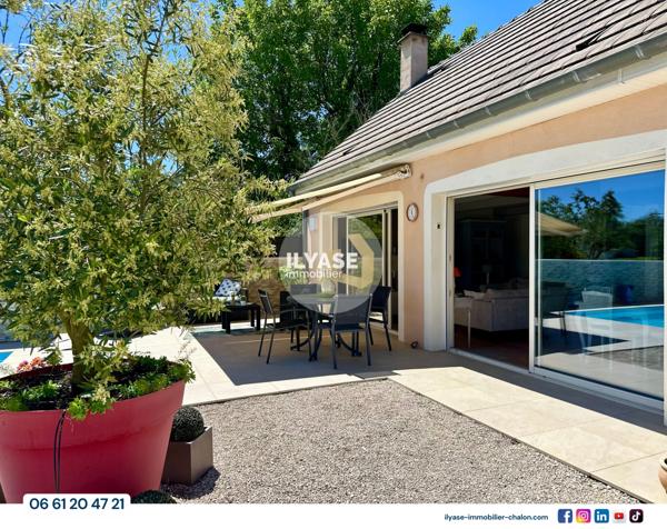 Chalon-sur-Saône (71100) MAISON 7 PIÈCES 145 M² | 4 CH | PISCINE | GARAGE