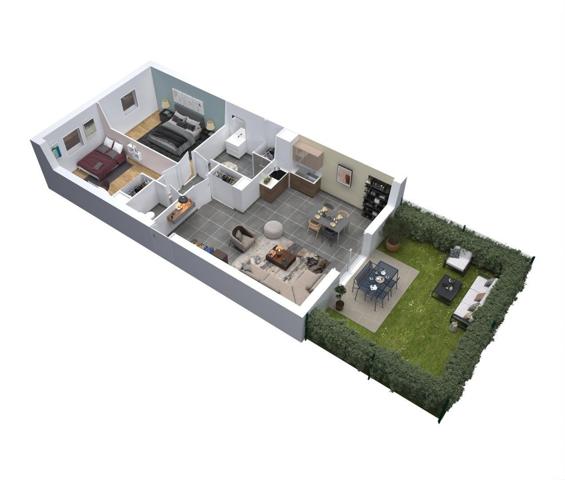 Appartement 3 pièces de 65 m² à Angers (49000)