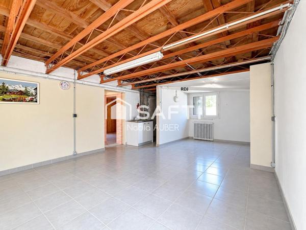 CHOISY-LE-ROI – 49,29 m² habitables + 44,46 m² en rez-de-jardin – Jardin & dépendance