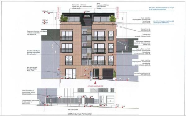 MONTREUIL CENTRE VILLE/ CROIX DE CHAVAUX. ENSEMBLE IMMOBILIER/ BUREAUX, LOFT, APPARTEMENTS/ Promoteurs et professionnels