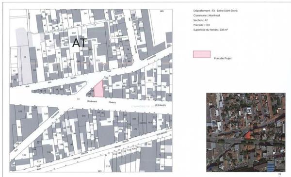 MONTREUIL CENTRE VILLE/ CROIX DE CHAVAUX. ENSEMBLE IMMOBILIER/ BUREAUX, LOFT, APPARTEMENTS/ Promoteurs et professionnels