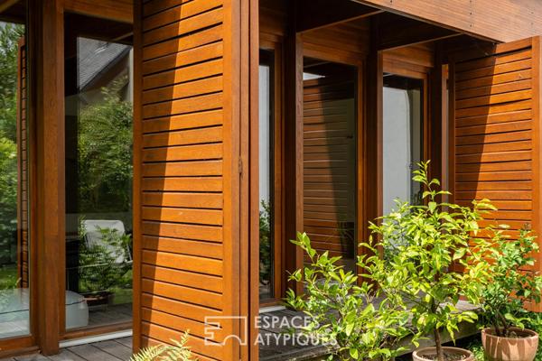 Maison d’architecte familiale en impasse privée – Nantes Longchamp