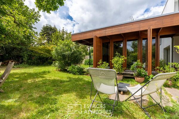 Maison d’architecte familiale en impasse privée – Nantes Longchamp