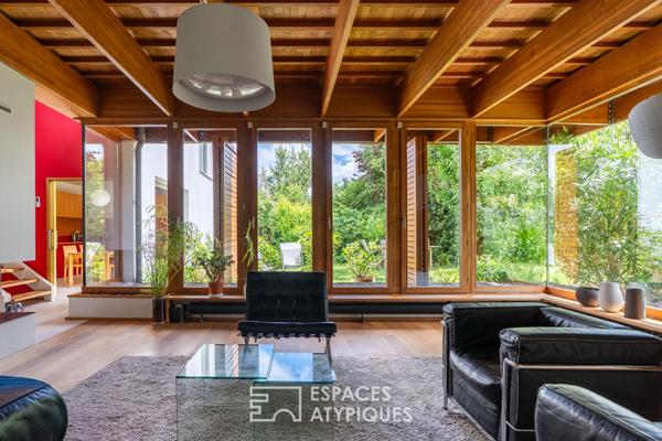 Maison d’architecte familiale en impasse privée – Nantes Longchamp