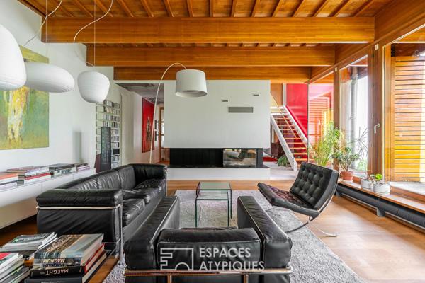 Maison d’architecte familiale en impasse privée – Nantes Longchamp