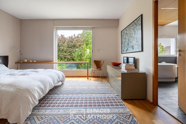 Maison d’architecte familiale en impasse privée – Nantes Longchamp