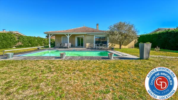 Biganos (33380) Très belle villa de plain-pied avec piscine
