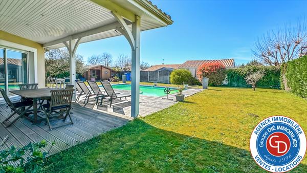 Biganos (33380) Très belle villa de plain-pied avec piscine