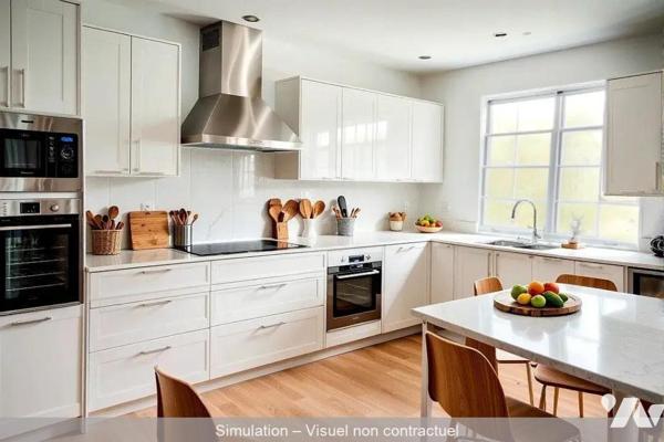 À GOVEN Grande maison familiale sur un parc paysager avec piscine chauffée.
Vous rêvez d'espac...