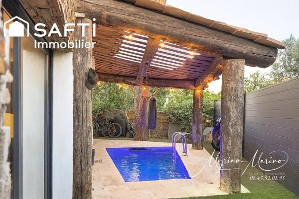 VILLA INDEPENDANTE F6 DE PLAIN PIED- CENTRE DE ROQUEBRUNE SUR  ARGENS