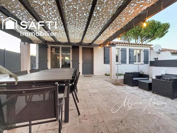 VILLA INDEPENDANTE F6 DE PLAIN PIED- CENTRE DE ROQUEBRUNE SUR  ARGENS