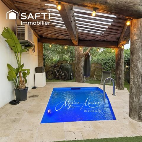 VILLA INDEPENDANTE F6 DE PLAIN PIED- CENTRE DE ROQUEBRUNE SUR  ARGENS