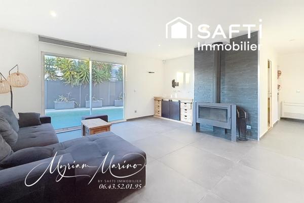 VILLA INDEPENDANTE F6 DE PLAIN PIED- CENTRE DE ROQUEBRUNE SUR  ARGENS