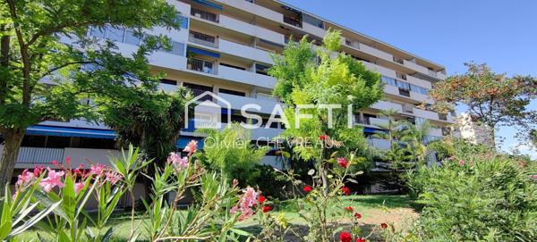 T4 avec balcon et cave, résidence gardiennée