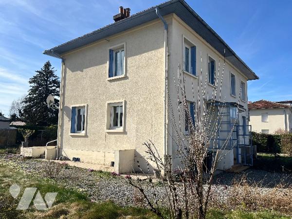 Maison de 82 m² habitables exposée SUD, avec jardin de 479 m², sous-sol de 40 m² et garage de 24 m².