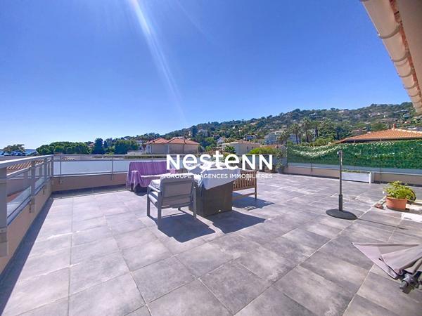 9 P- 262M2- GOLFE JUAN-ROOFTOP-VUE MER 360°- PARKING- TERRAIN- SUD