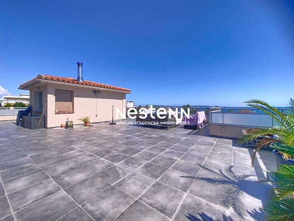 9 P- 262M2- GOLFE JUAN-ROOFTOP-VUE MER 360°- PARKING- TERRAIN- SUD