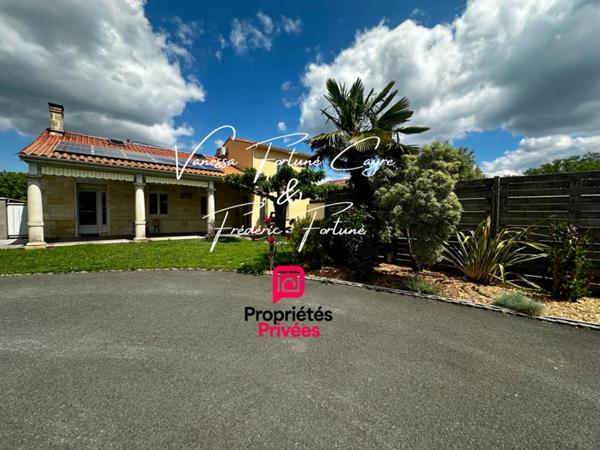 Coup de coeur Blanquefort (Caychac) : Maison en pierre de 1864, piscine & revenus solaires !