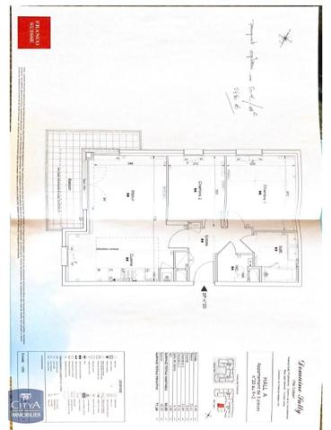 Location appartement 3 pièces de 60.89m²