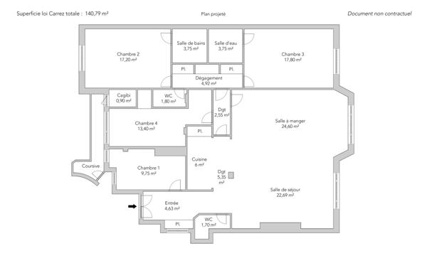Appartement Paris 16e - MOLITOR / PORTE D'AUTEUIL