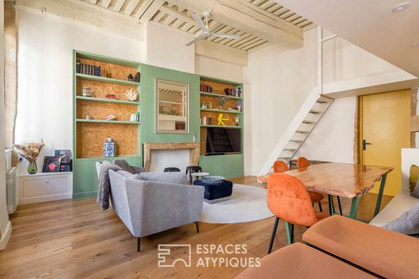 Appartement rénové au cachet de l’ancien préservé.