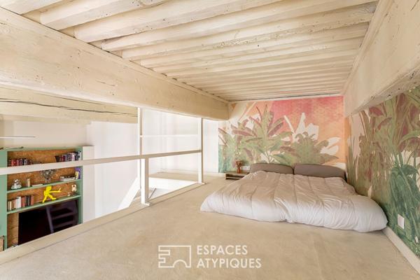 Appartement rénové au cachet de l’ancien préservé.