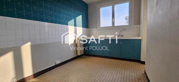 T3 avec cave et garage proche centre ville