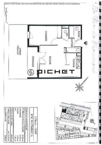 Appartement 2 pièces 40 m²